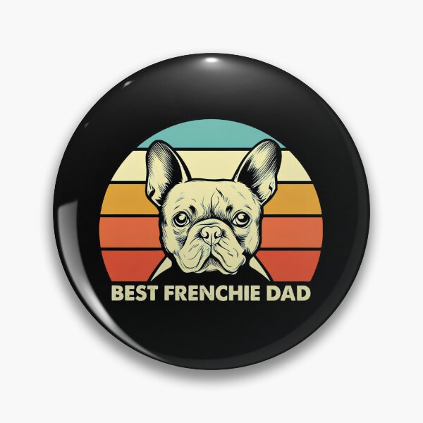 Item preview, Retro Sunset Best Frenchie Dad Apparel designed and sold by SoyLamderma.