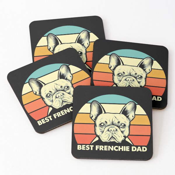 Item preview, Retro Sunset Best Frenchie Dad Apparel designed and sold by SoyLamderma.