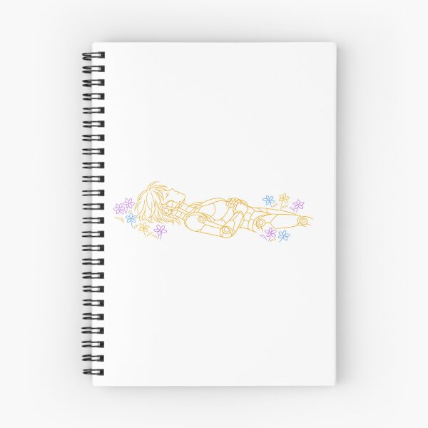 Item preview, Cyborg Flower Field Line Art designed and sold by KungPowUnicorn.