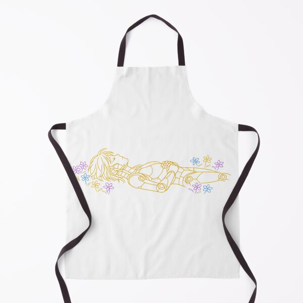 Item preview, Cyborg Flower Field Line Art designed and sold by KungPowUnicorn.