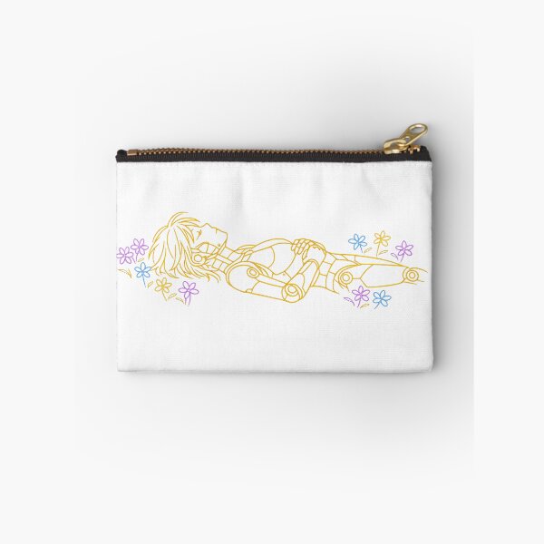 Item preview, Cyborg Flower Field Line Art designed and sold by KungPowUnicorn.