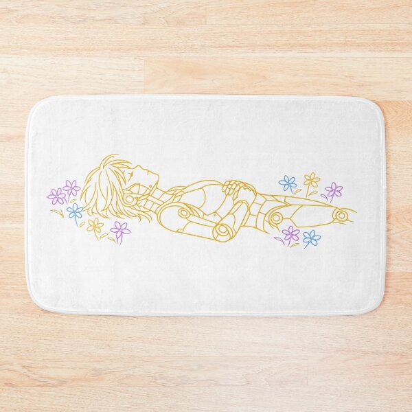 Item preview, Cyborg Flower Field Line Art designed and sold by KungPowUnicorn.