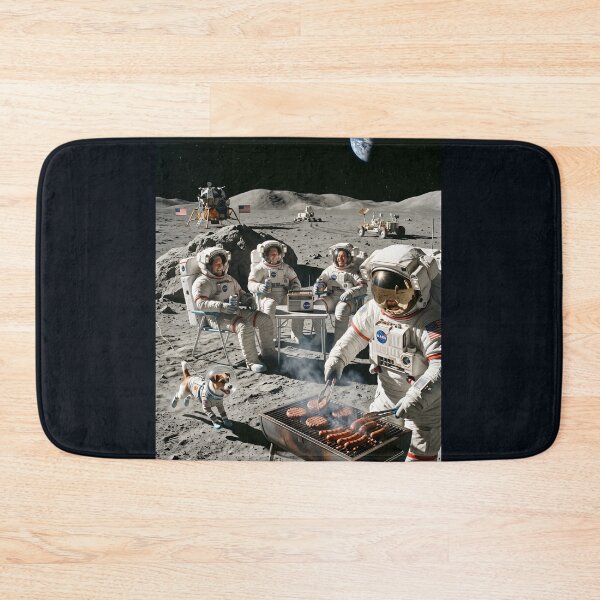 Item preview, Grilling on the moon designed and sold by WiseBow.