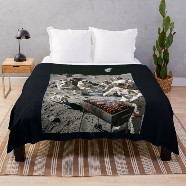 Item preview, Grilling on the moon designed and sold by WiseBow.