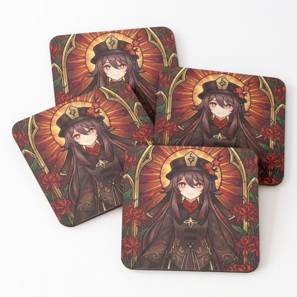 Item preview, Stained Glass Hu Tao designed and sold by Thunderbelts.