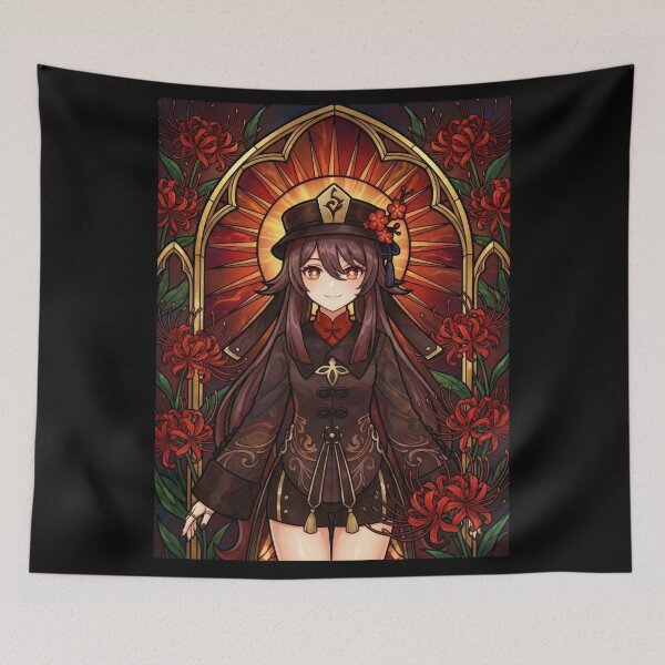 Item preview, Stained Glass Hu Tao designed and sold by Thunderbelts.