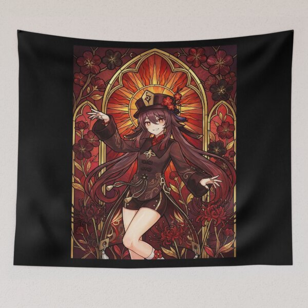 Item preview, Stained Glass Hu Tao designed and sold by Thunderbelts.