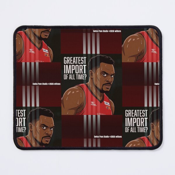 Item preview, Greatest Import of All Time Basketball Poster designed and sold by Swiss Pam Studio.