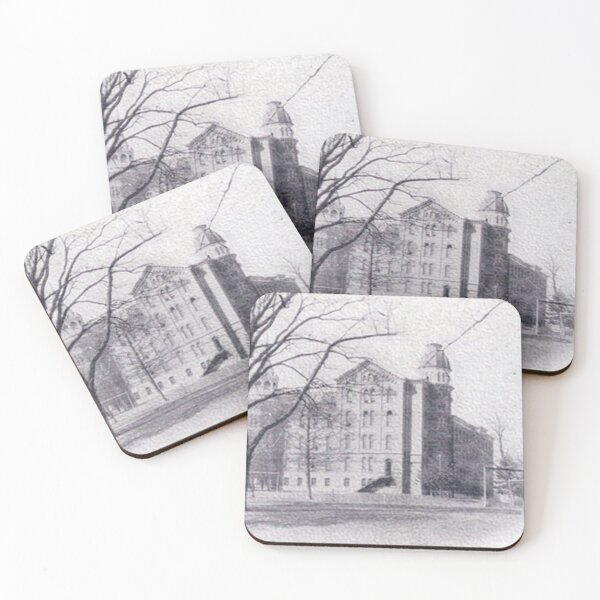 Item preview, Columbus State Hospital Original Vintage Postcard – The Largest Under One Roof designed and sold by GhostlyWorld.
