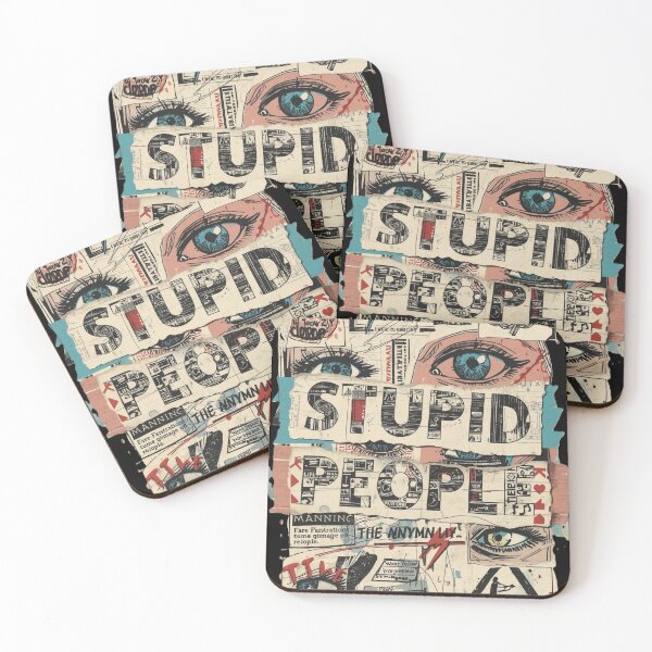 Item preview, Stupid People Grunge Collage Zine Aesthetic Punk Art designed and sold by ConfuseLab Alt.