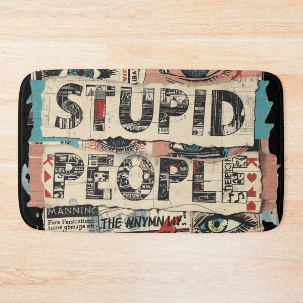 Item preview, Stupid People Grunge Collage Zine Aesthetic Punk Art designed and sold by ConfuseLab Alt.
