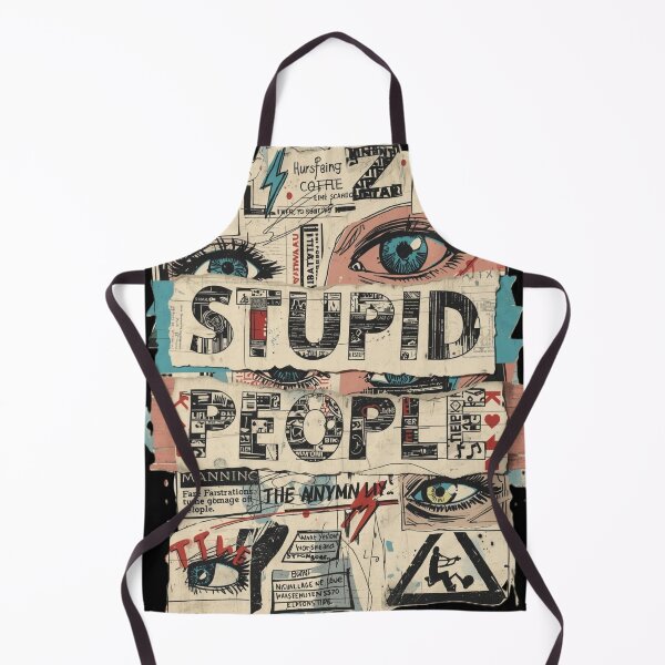 Item preview, Stupid People Grunge Collage Zine Aesthetic Punk Art designed and sold by ConfuseLab Alt.