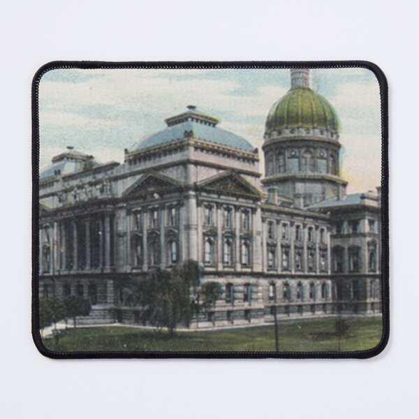 Item preview, Central State Hospital (Indianapolis, Indiana) Original Vintage Postcard – State House and Monument designed and sold by GhostlyWorld.