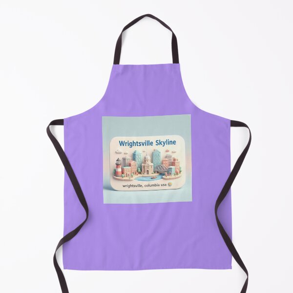 Item preview, Skyline Label  Label Text WRIGHTSVILLE, COLUMBIA USA ??  designed and sold by PaintMeWorld.