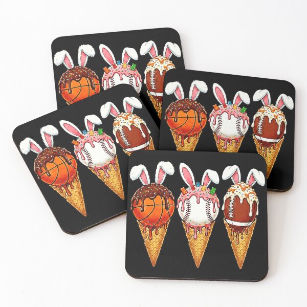 Item preview, Melting Sports Ice Cream Cones with Bunny Ears Funny Easter designed and sold by allistermariam.