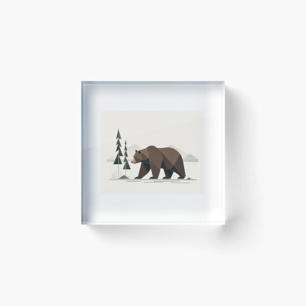Item preview, Silent Brown Bear designed and sold by Norvian.
