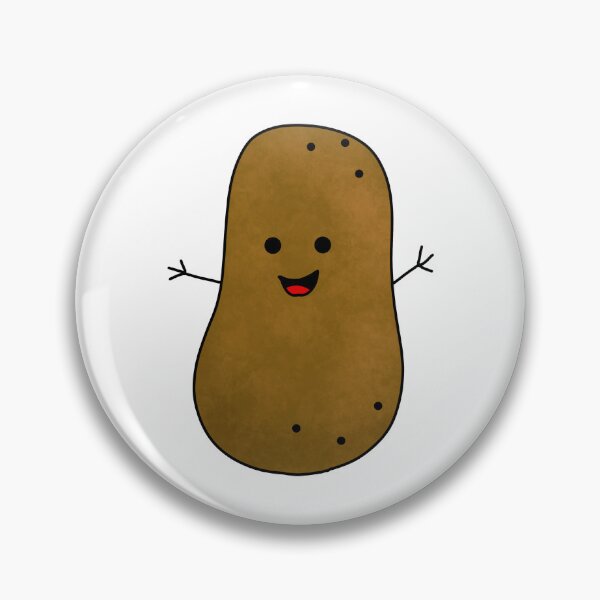 Item preview, Cute Funny Cartoon Brown Potato designed and sold by Doodle Moon Studios.