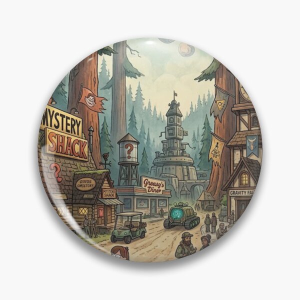 Item preview, Poster visit the gravity falls designed and sold by carlessuitton.