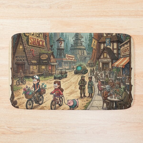 Item preview, Poster visit the gravity falls designed and sold by carlessuitton.