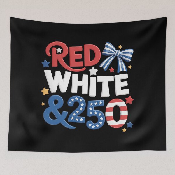 Item preview, Red White 250 Patriotic America 250th Anniversary 4th July designed and sold by sailorjessiArt.