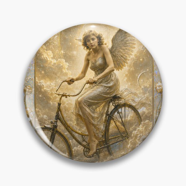 Item preview, Celestial Winged Cyclist designed and sold by Andy Gambino Art.