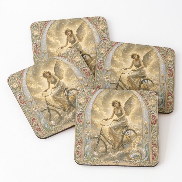 Item preview, Celestial Winged Cyclist designed and sold by Andy Gambino Art.