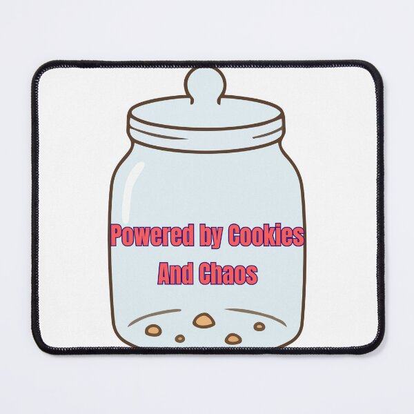 Item preview, Powered by Cookies and Chaos Funny Baking Mom Gift designed and sold by TheQuoteStudio.