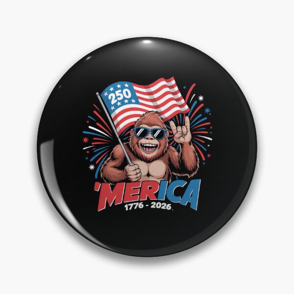 Item preview, Bigfoot Merica American 1776 2026 250th Patriotic July 4th designed and sold by sailorjessiArt.