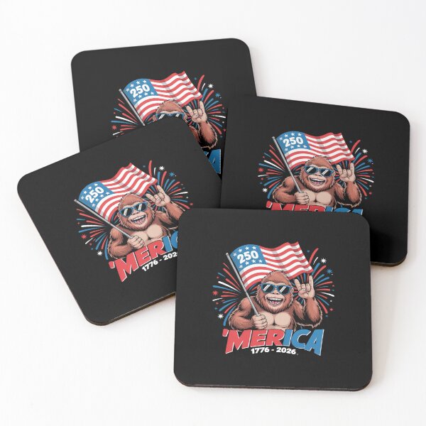 Item preview, Bigfoot Merica American 1776 2026 250th Patriotic July 4th designed and sold by sailorjessiArt.