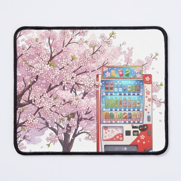 Item preview, Cherry Blossoms and Japanese Vending Machine Aesthetic Illustration designed and sold by vekotpu.