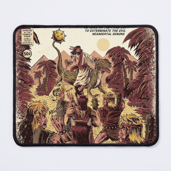 Item preview, Poster jurassic jesus painting designed and sold by merlinesalibel.