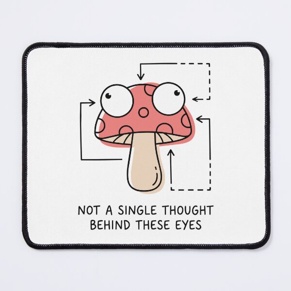 Item preview, The Brainless Mushroom designed and sold by ricopanda.