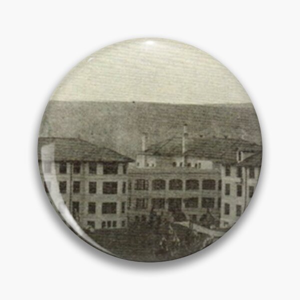 Artikelvorschau, Historische Postkarte des Eastern Oregon State Hospital – Pendleton entworfen und verkauft von GhostlyWorld.
