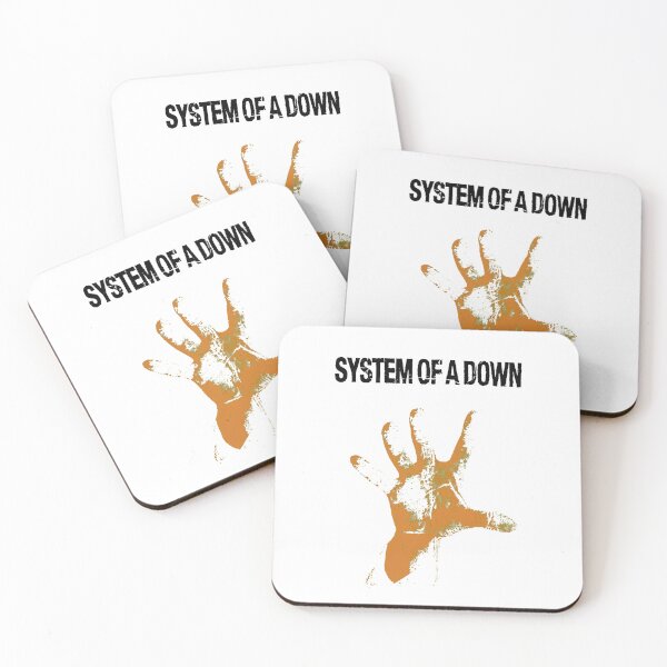 Artikelvorschau, System Of A Downs Vier-Finger-Hand entworfen und verkauft von JohnesDooley.
