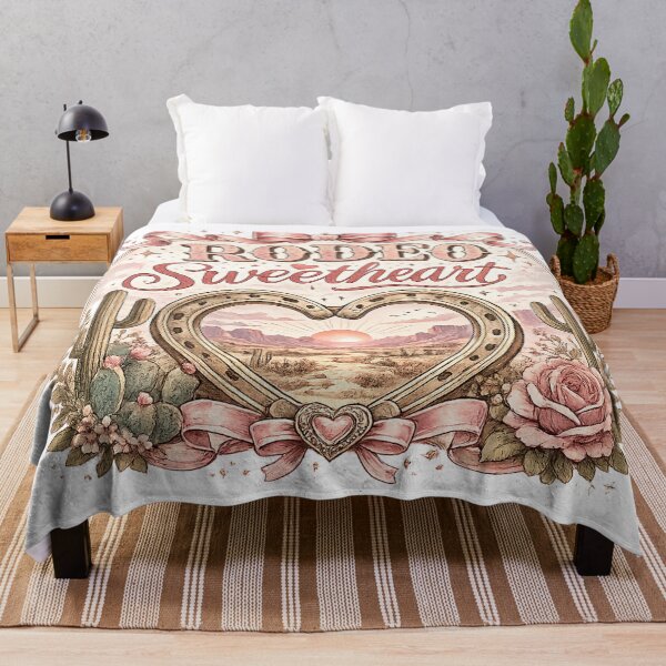 Item preview, Rodeo sweetheart with desert blooms designed and sold by Side Quest Co..