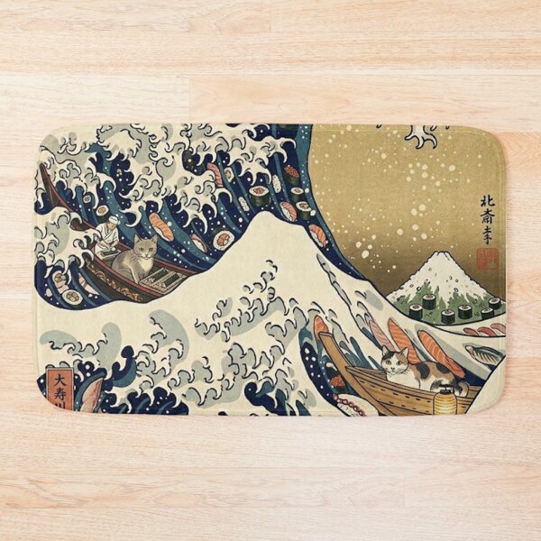 Item preview, Vintage the great sushi off kanagawa designed and sold by merlinesalibel.