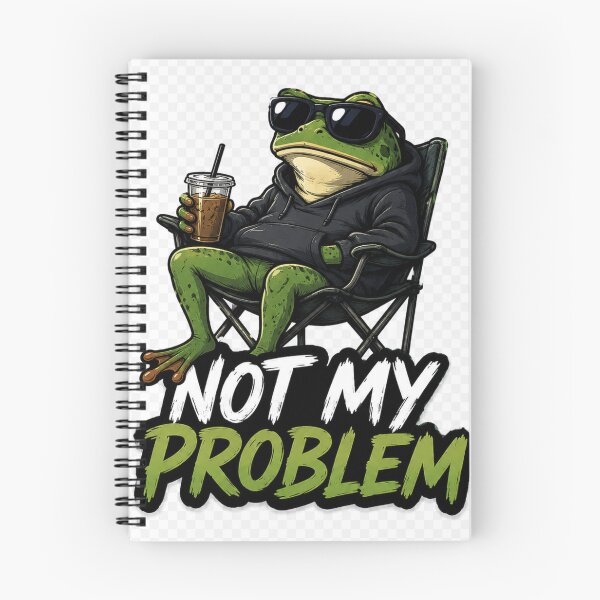 Item preview, Not My Problem Chill Frog designed and sold by S06PMarketing.