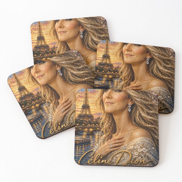 Item preview, Celine Dion – Paris 2026 | 3D Micro Mosaic Art Portrait designed and sold by JcAbstractArt.