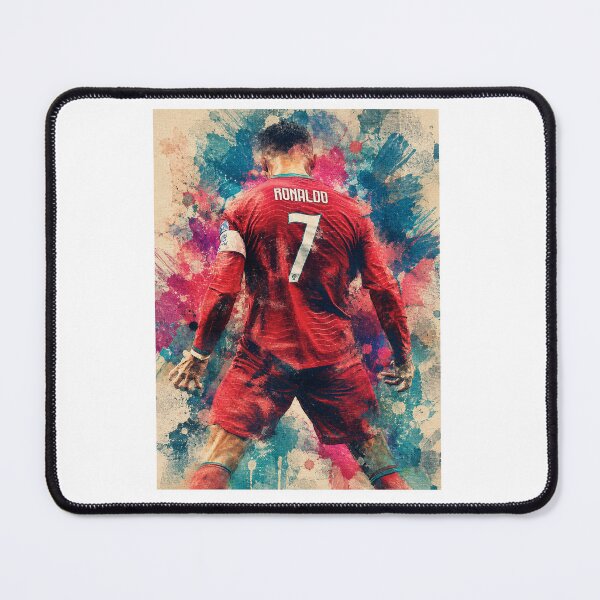 Item preview, Arte de Cristiano Ronaldo en acuarela CR7 designed and sold by MariaWillms.
