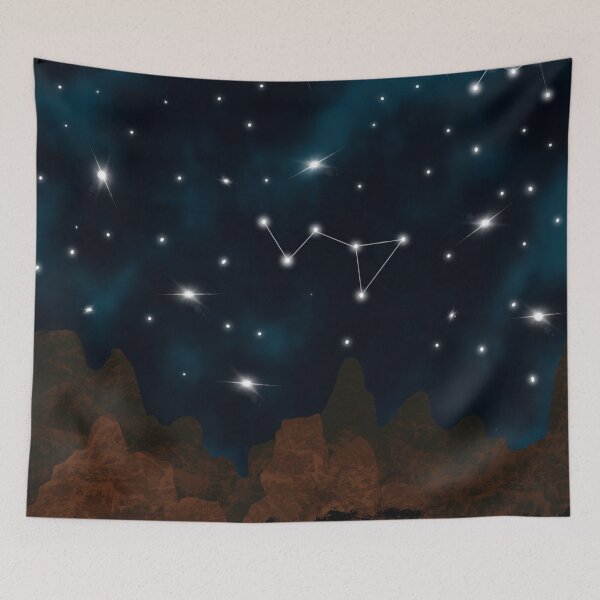 Item preview, Starry Night Sky | Constellation Fantasy Art designed and sold by MissSairung.