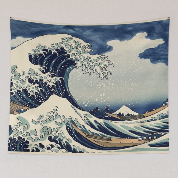 Item preview, Poster the great wave off kanagawa designed and sold by merlinesalibel.