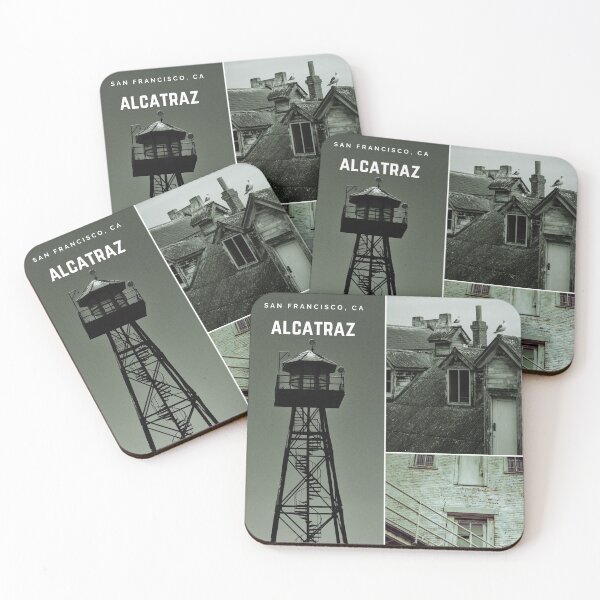Item preview, Alcatraz Federal Penitentiary (San Francisco, CA) Photo Collage designed and sold by GhostlyWorld.