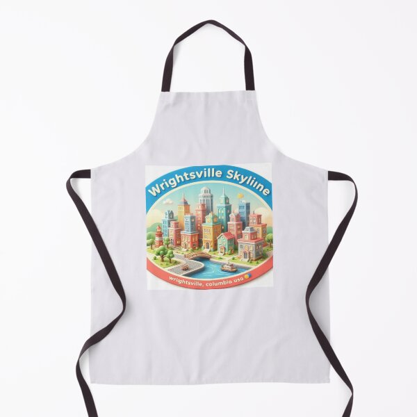 Item preview, Skyline Label  Label Text WRIGHTSVILLE, COLUMBIA USA   designed and sold by PaintMeWorld.