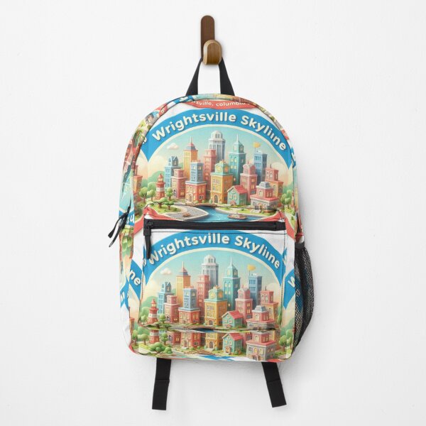 Item preview, Skyline Label Label Text WRIGHTSVILLE, COLUMBIA USA designed and sold by PaintMeWorld.
