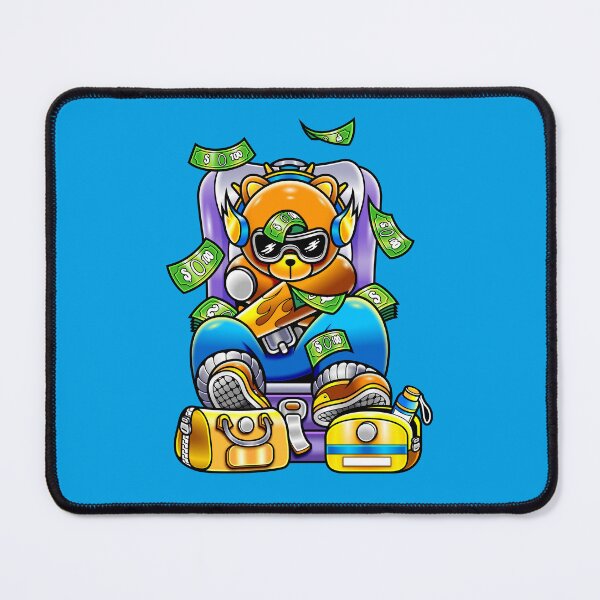 Item preview, Cool Rich Hypebeast Cartoon Bear Illustration designed and sold by Lexkon Liu's art.