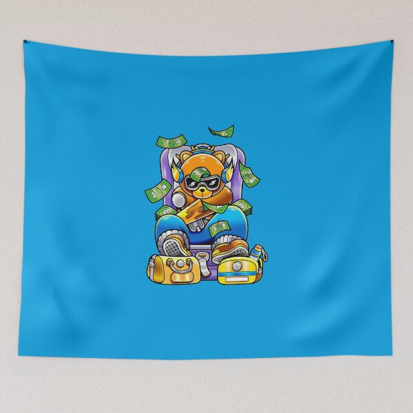 Item preview, Cool Rich Hypebeast Cartoon Bear Illustration designed and sold by Lexkon Liu's art.