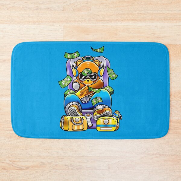 Item preview, Cool Rich Hypebeast Cartoon Bear Illustration designed and sold by Lexkon Liu's art.