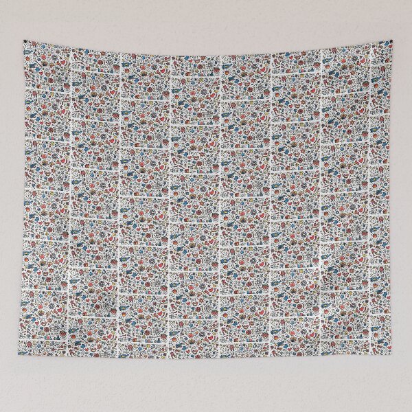 Item preview, Cute Colorful Kawaii Doodle Art Patterns designed and sold by Maewie.