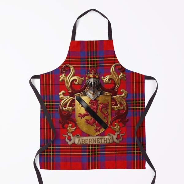 Aperçu de l'œuvre Armoiries d'Abernethy et tartan moderne Leslie créée et vendue par Kirrindy Designs.