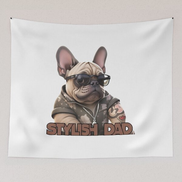 Item preview, Frenchie Dog in Shades - Cool Dad Graphic designed and sold by SoyLamderma.